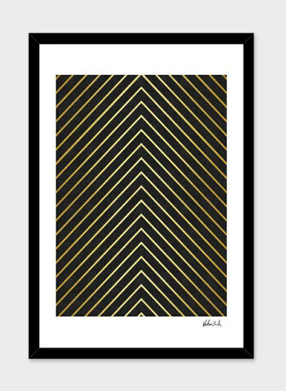 Minimalist and golden art   Frame